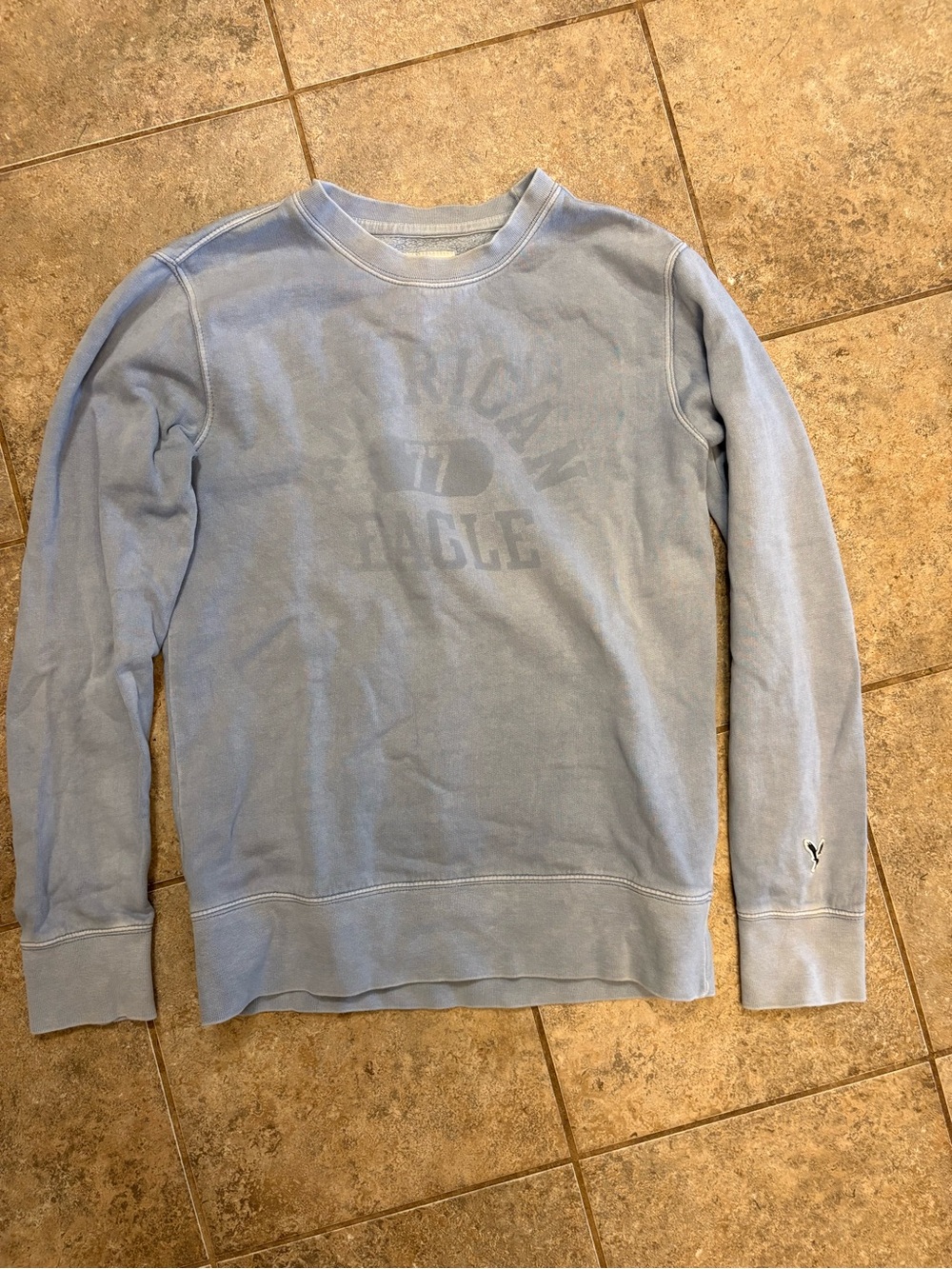 American Eagle Outfitters Pale Blue Crewneck Sweatshirt